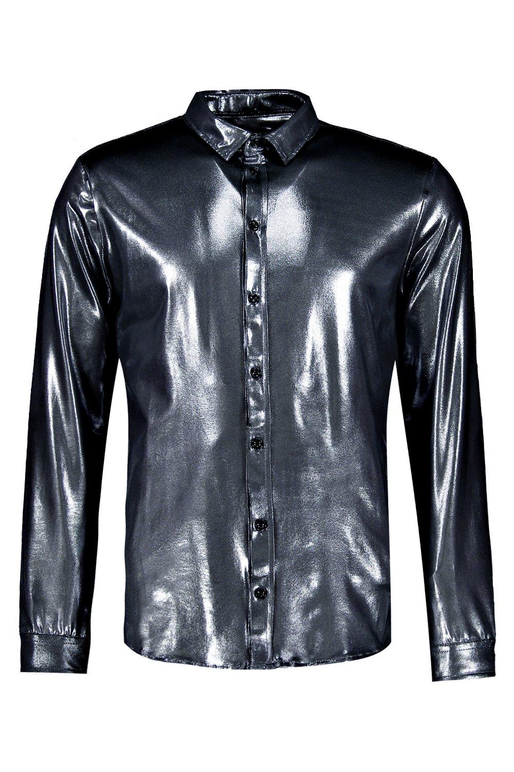 Chemise discount homme brillante