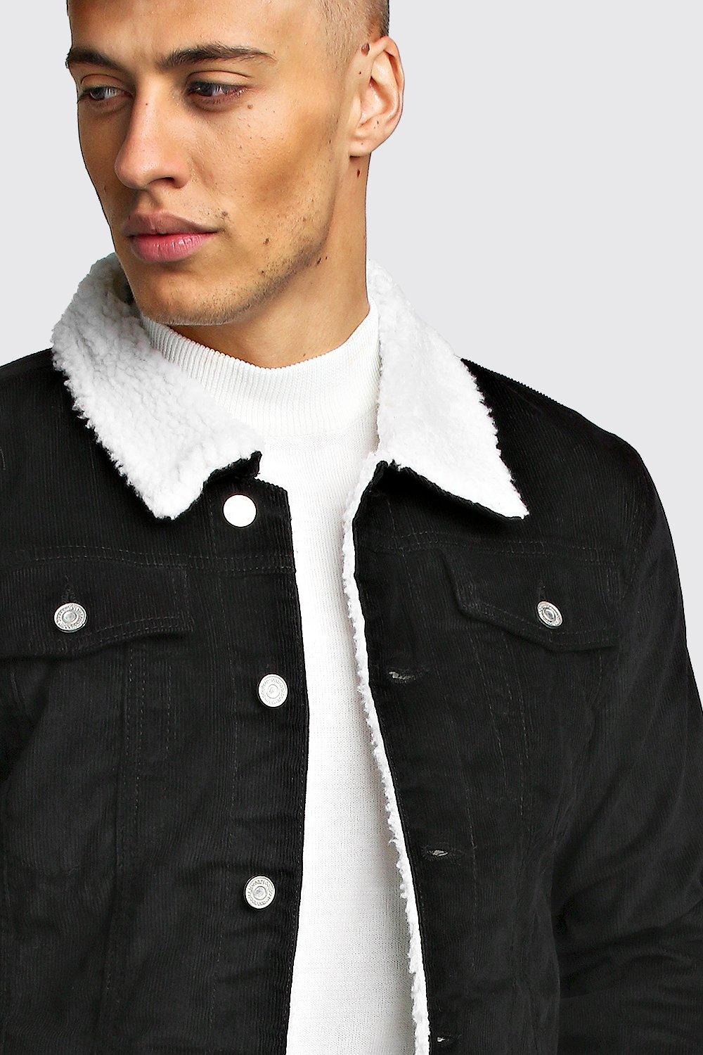 Borg cord jacket on sale mens