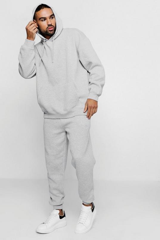 Oversized Loose Fit Hooded Fleece Tracksuit | boohoo FI Oversized Loose Fit Hooded Fleece Tracksuit | boohoo FI