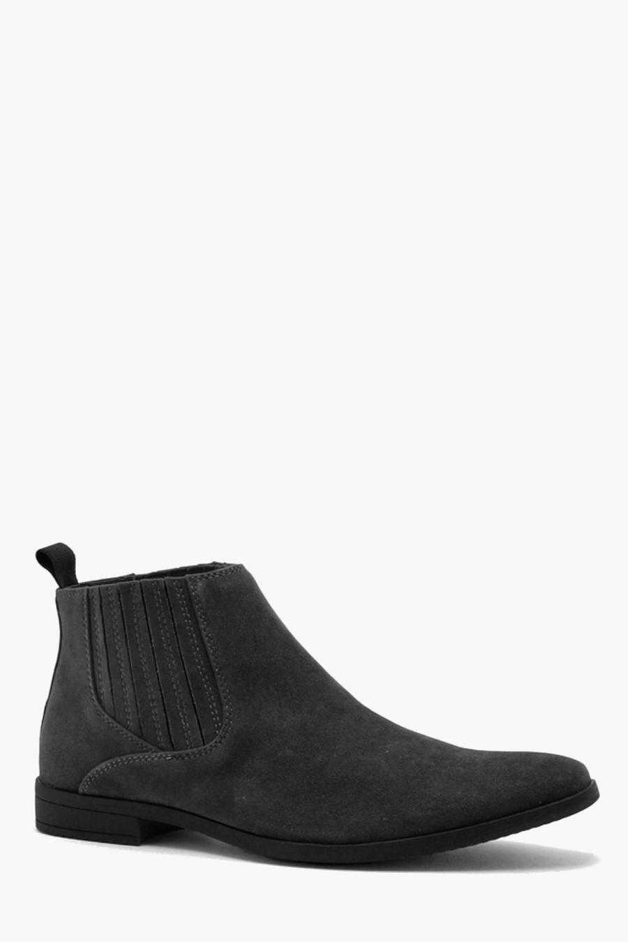 Western Covered Gusset Faux Suede Chelsea Boot image number 1