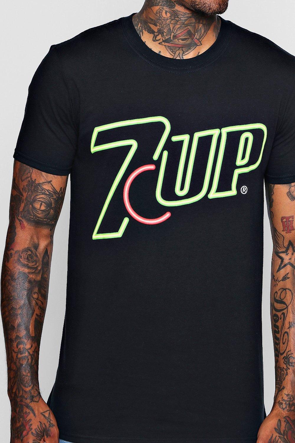 7up Neon Logo Mens T-Shirt