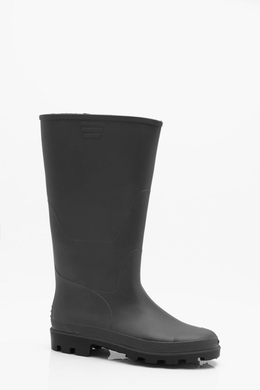 PVC Welly, Black image number 1