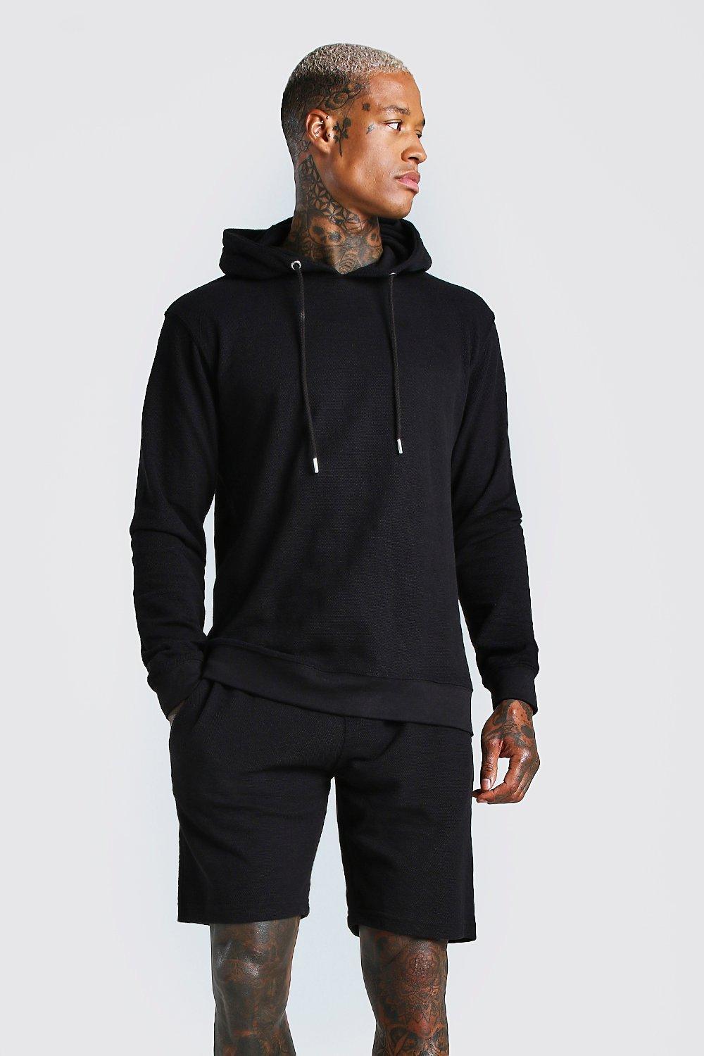 Pique oth hoodie & short tracksuit on sale
