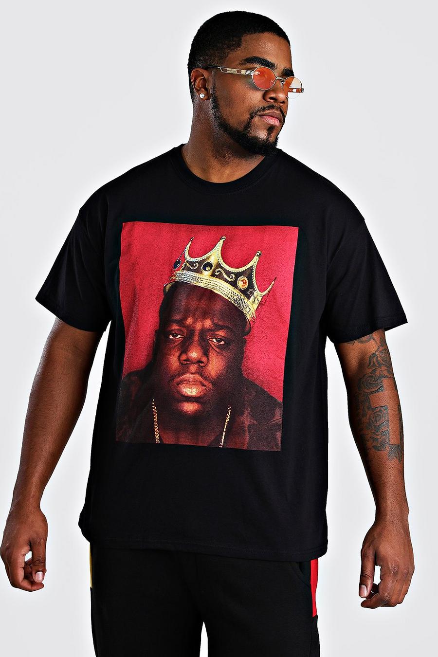 Camiseta de “Biggie Crown” Big and Tall, Negro image number 1
