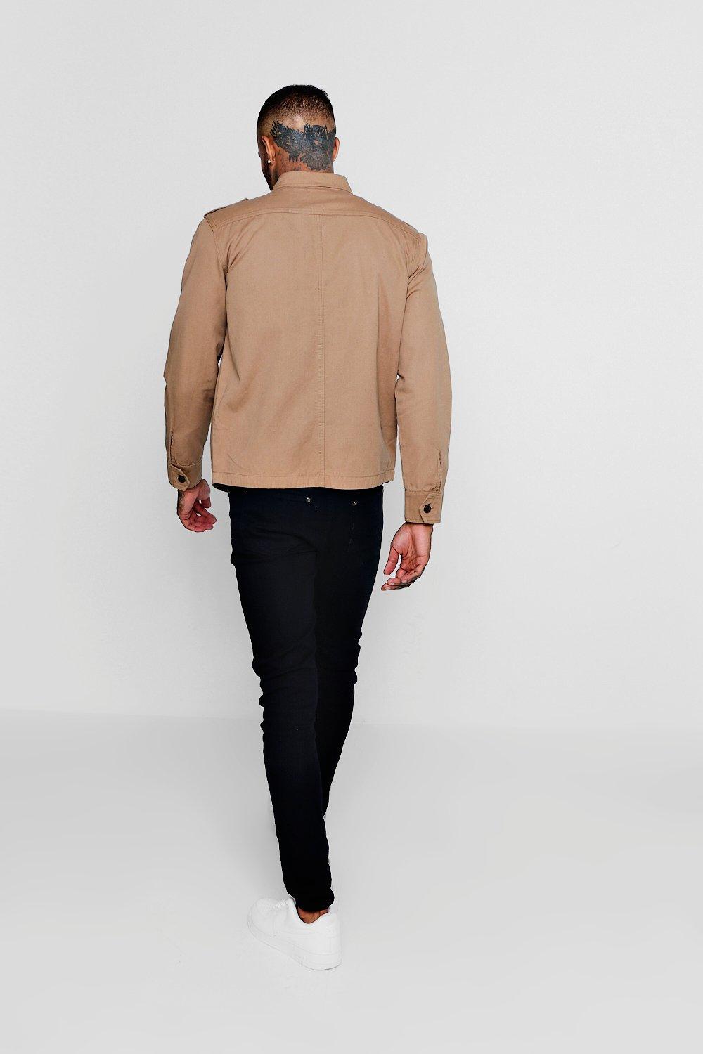 4 Pocket Field Jacket | boohoo 4 Pocket Field Jacket | boohoo