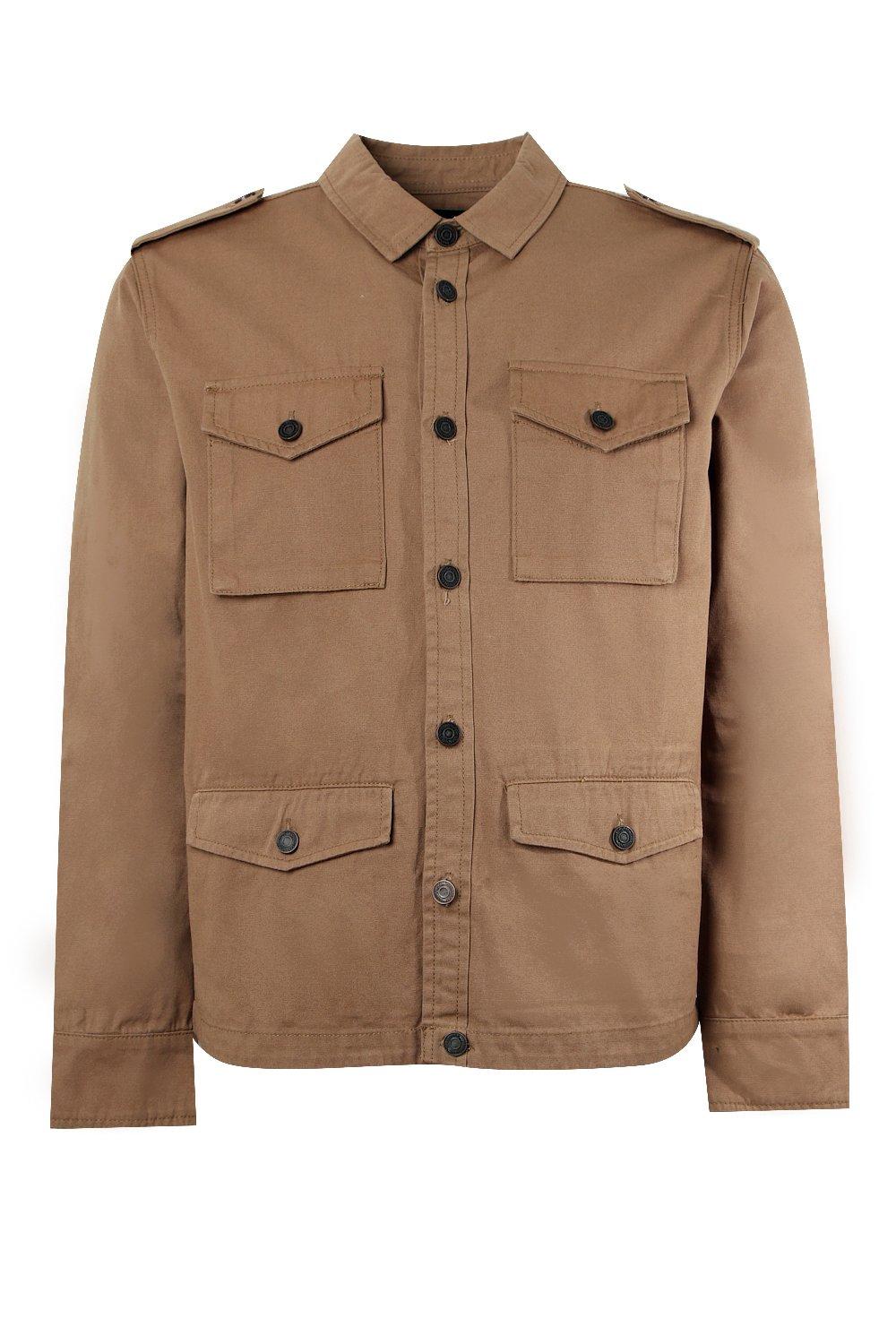 4 Pocket Field Jacket | boohoo 4 Pocket Field Jacket | boohoo