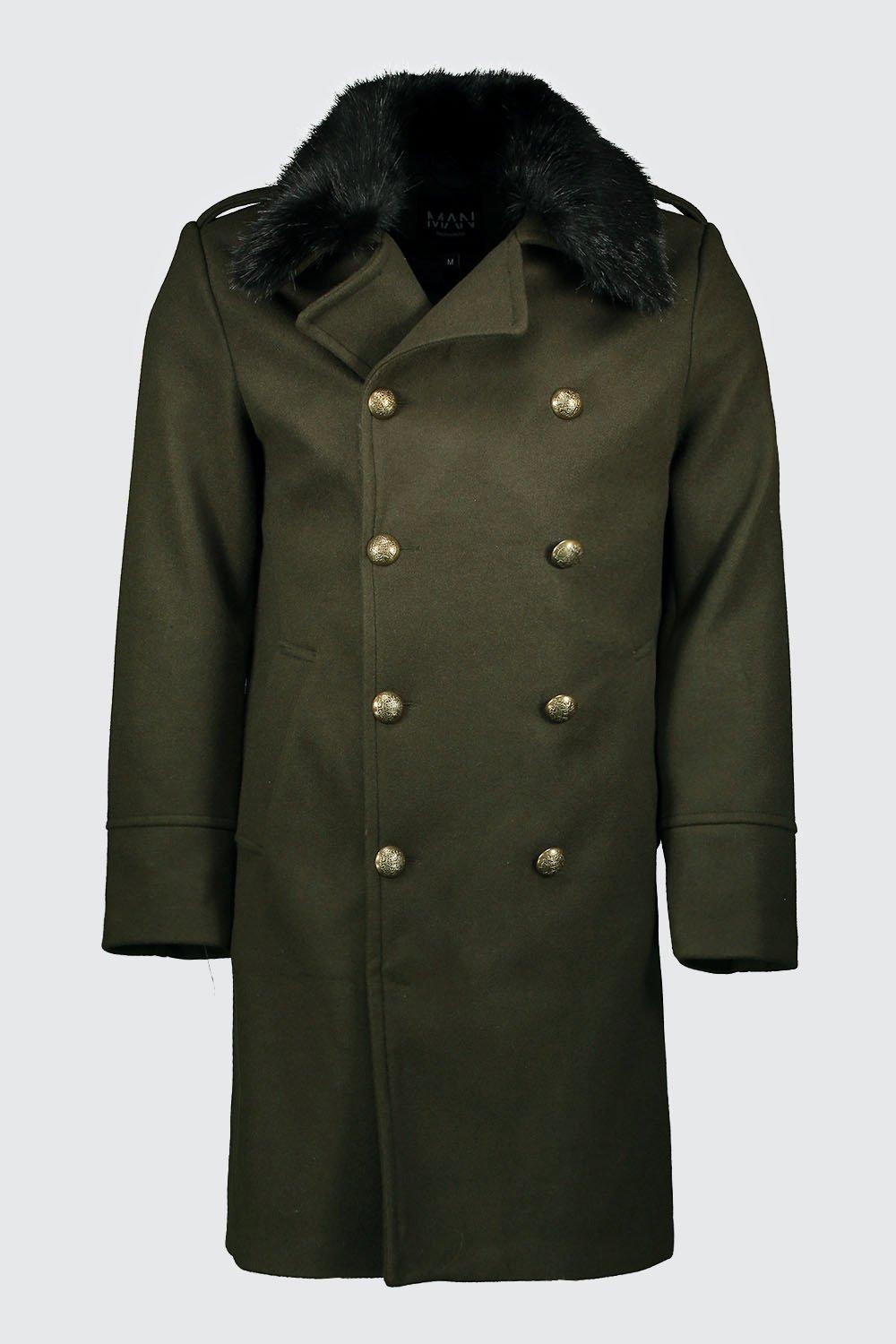 military style overcoat