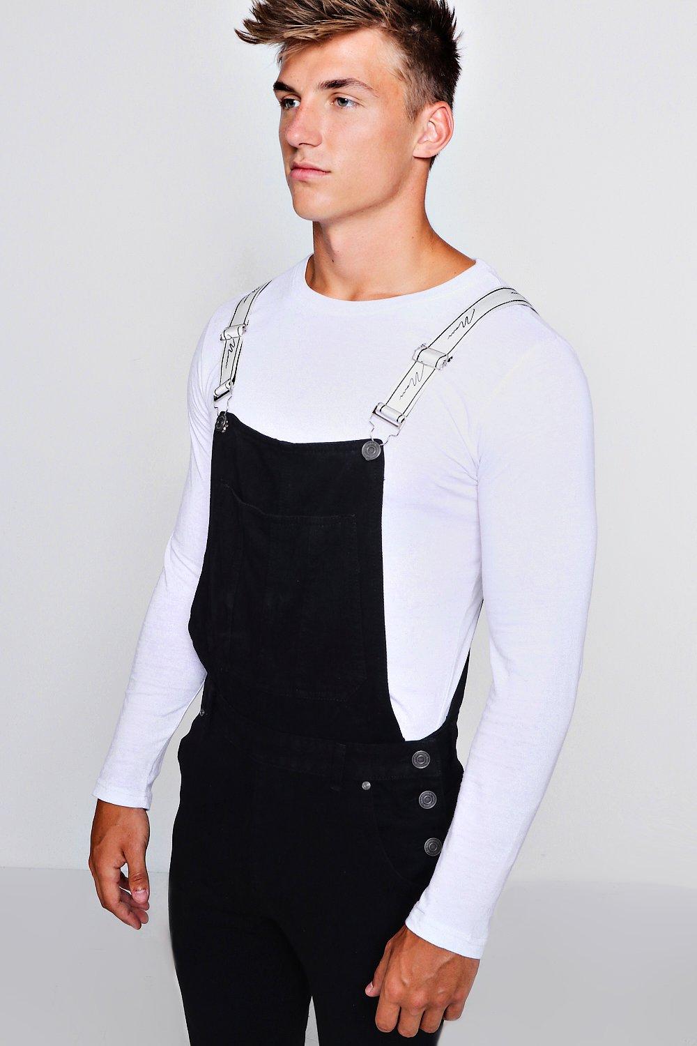 Skinny fit overalls hot sale