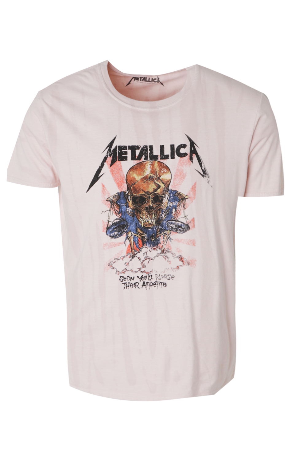 pink metallica shirt