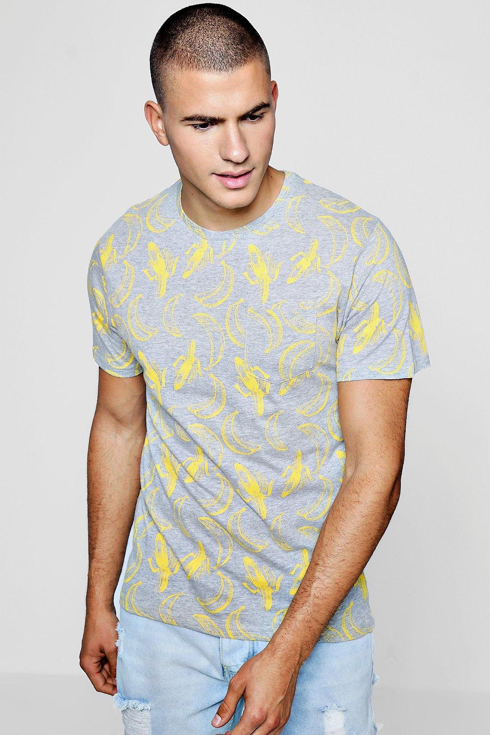 banana print t shirt