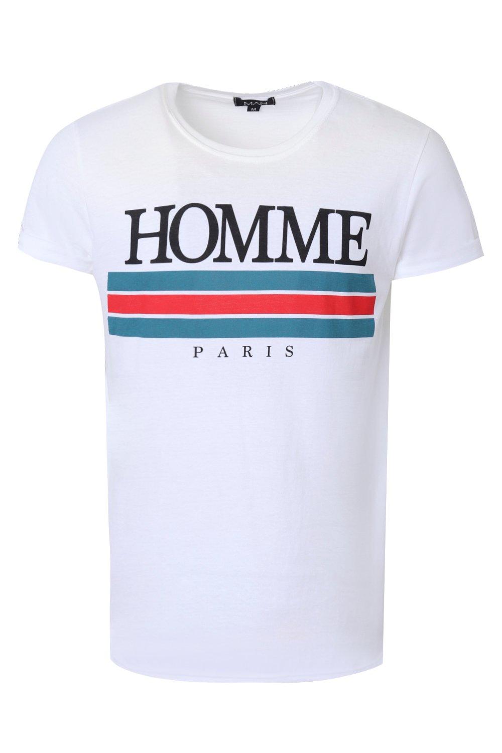 T shirt shop homme paris