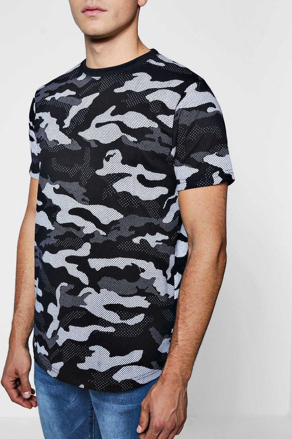 Camouflage longline 2025 t shirt