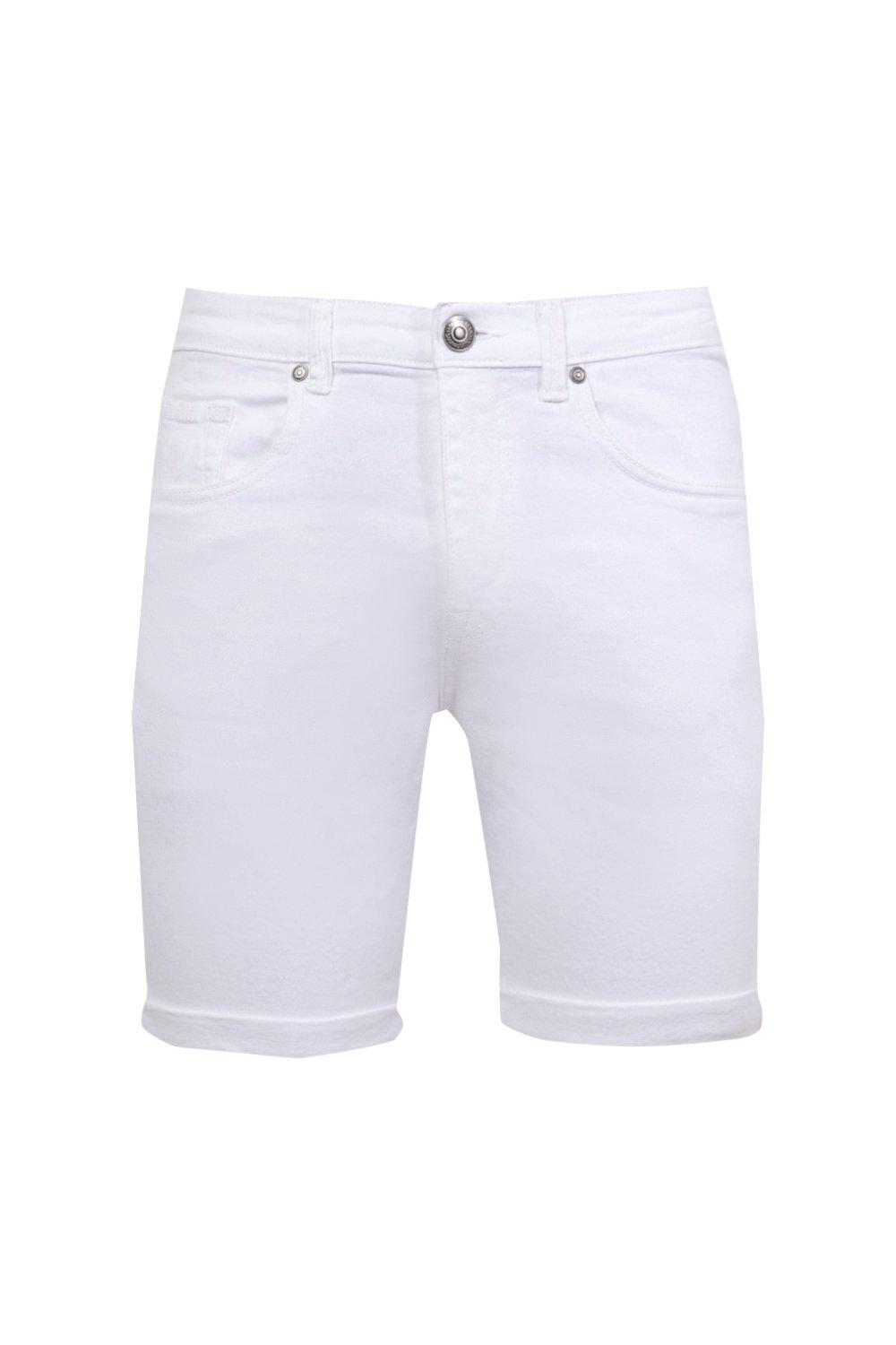 slim jean shorts