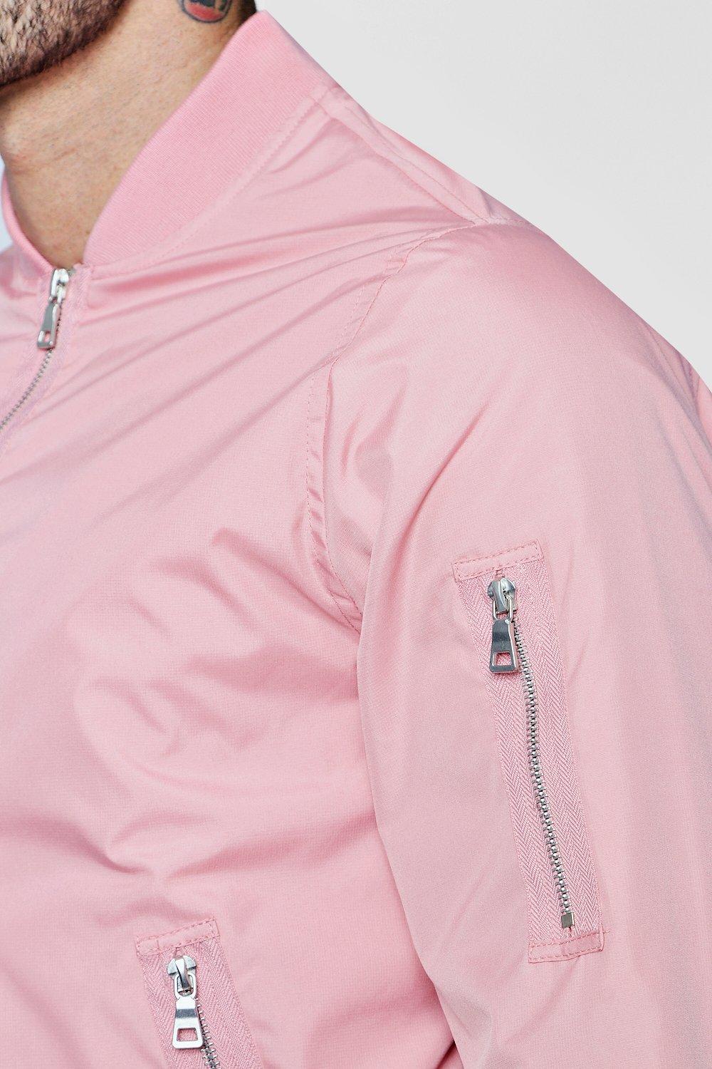 Buy Light Pink Bomber Jacket for Men Online