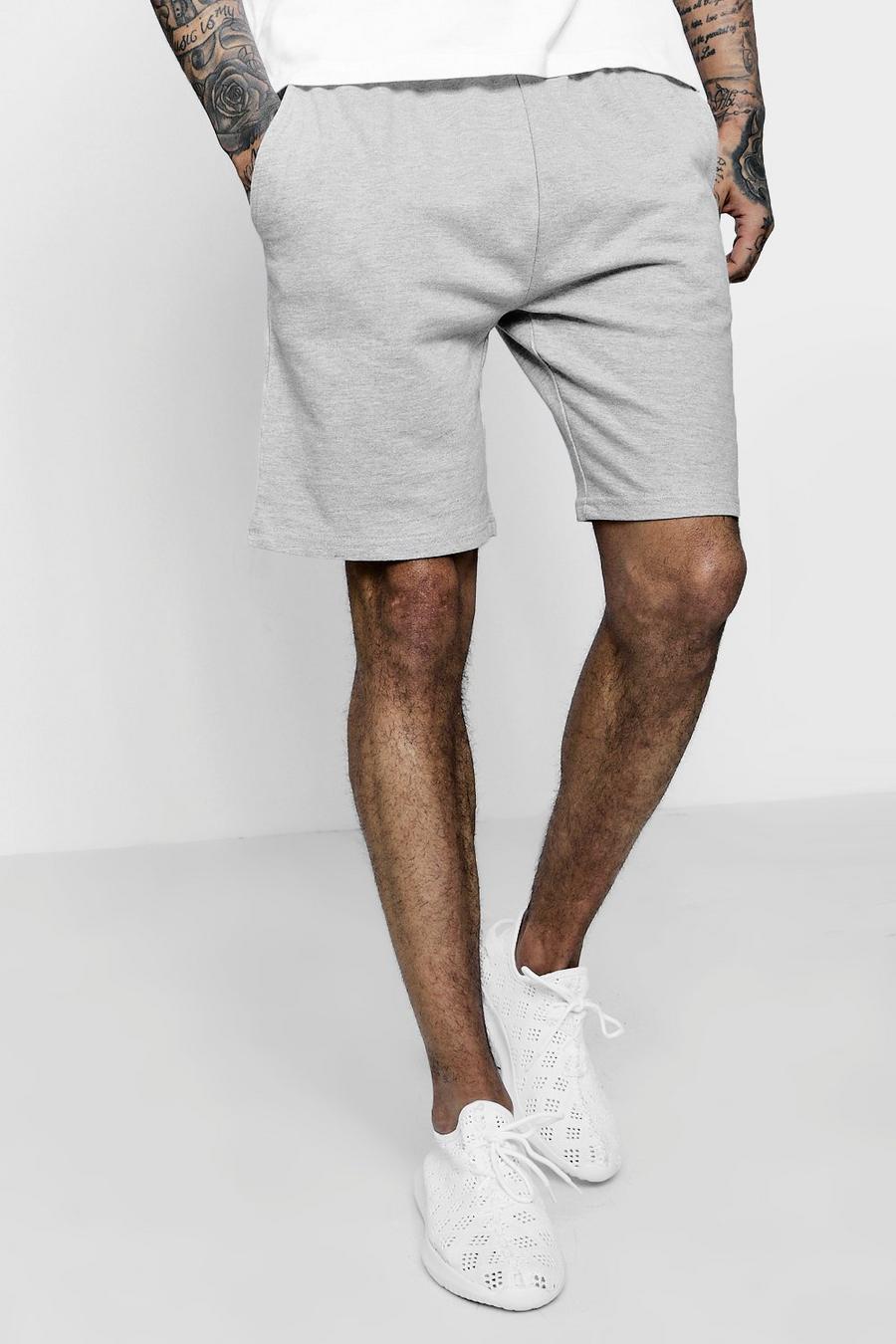 Basic Middellange Jersey Shorts image number 1