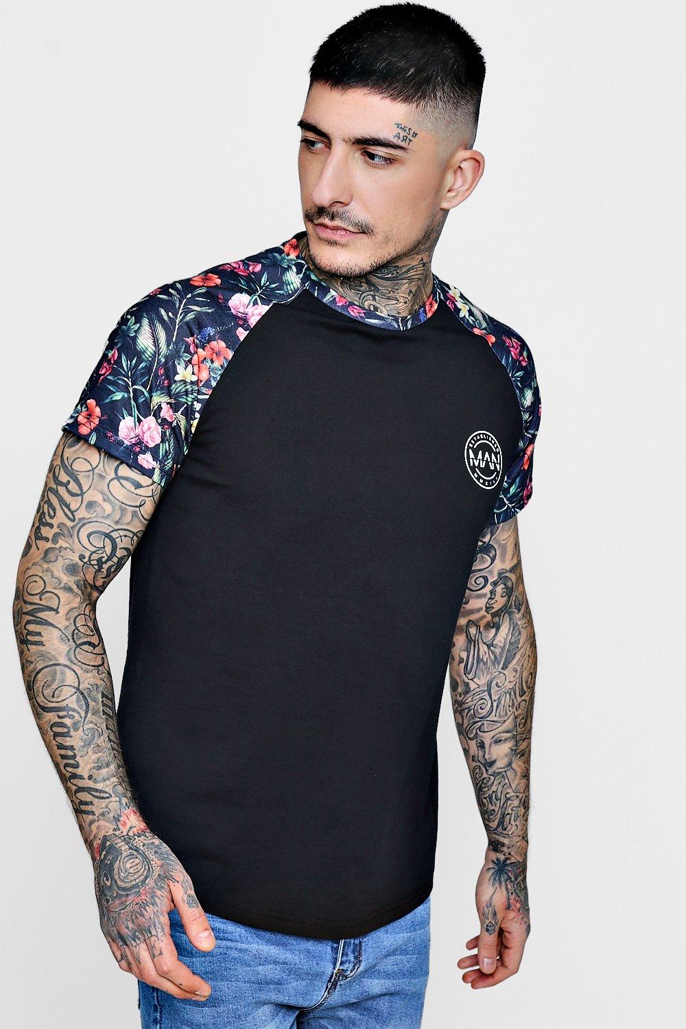 floral raglan shirt