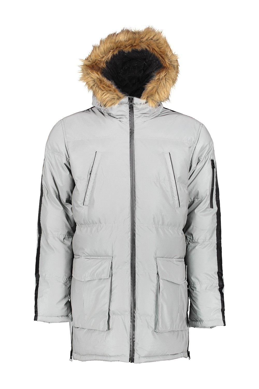 reflective jacket with hood