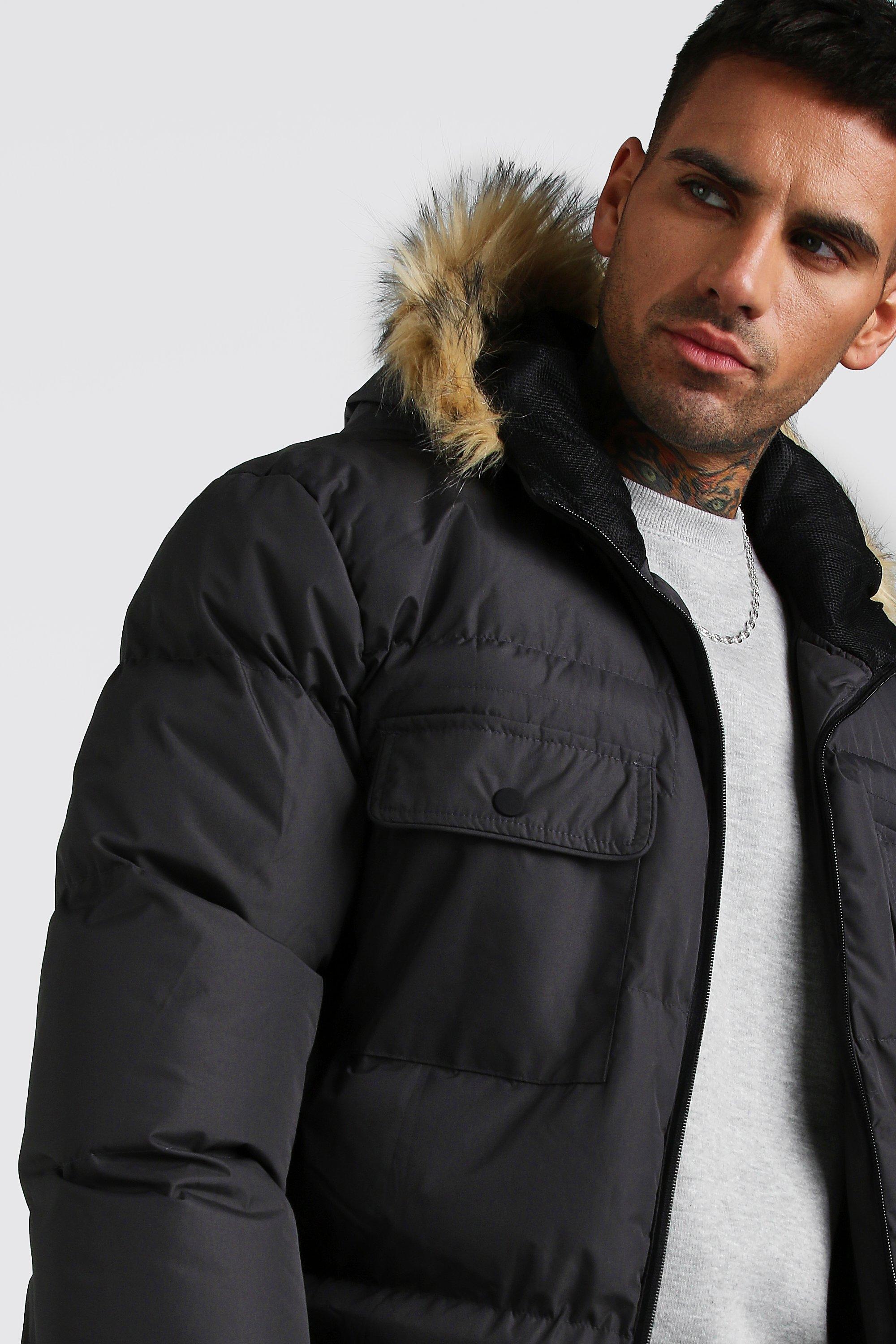 Parka best sale homme multipoches