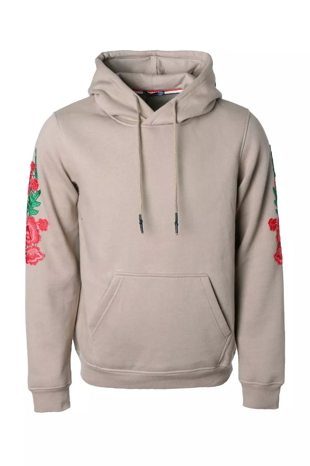 Rose embroidered hot sale hoodie womens