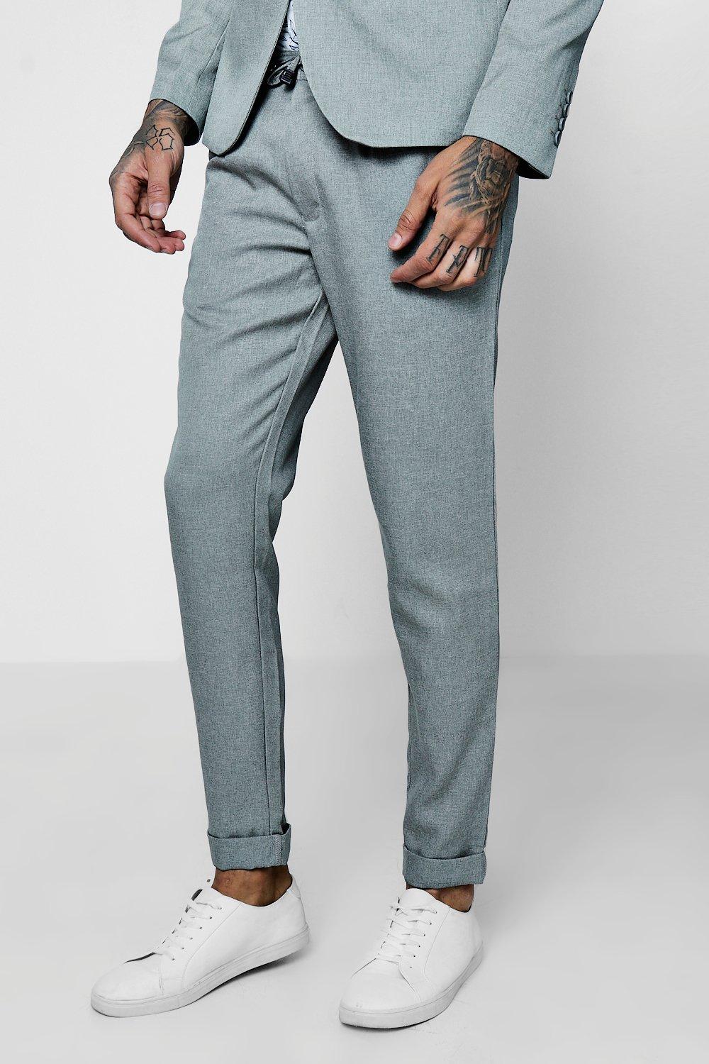 Men's Slim Fit Smart Jogger Pants | boohoo