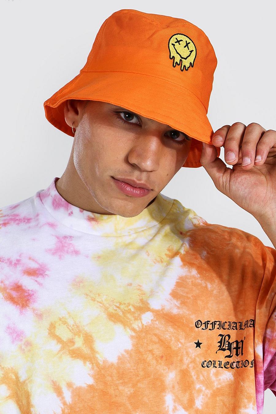Orange Trippy Bucket Hat image number 1