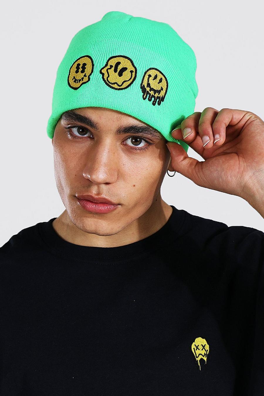 Lime Trippy Micro Beanie image number 1