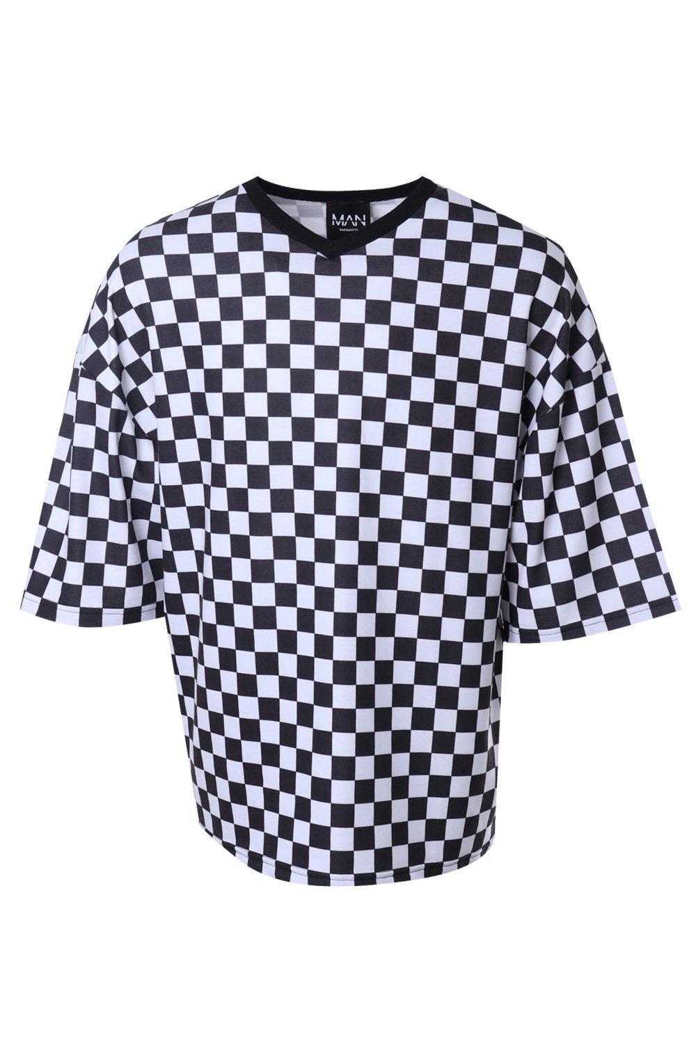 checkerboard t shirt