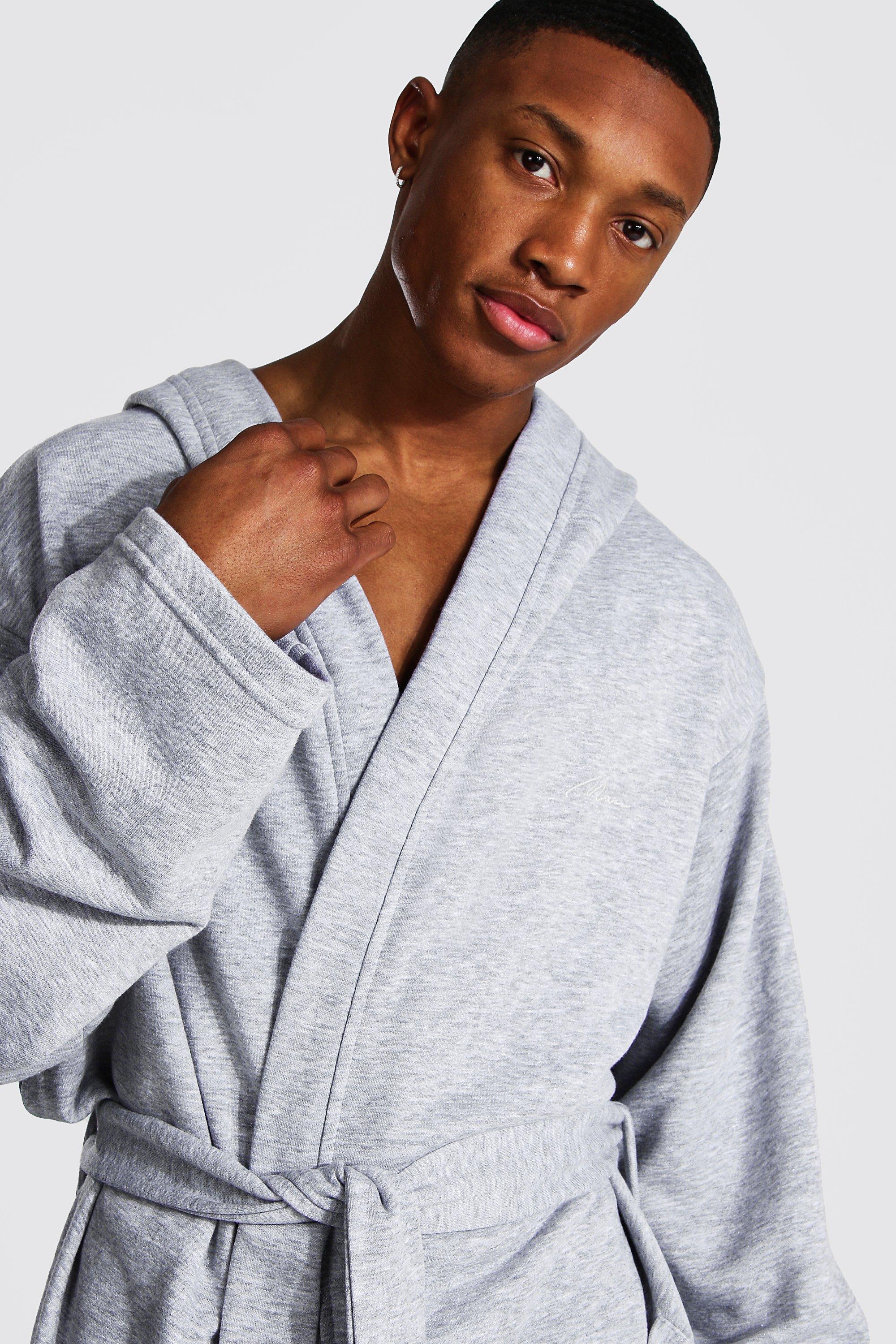 Dressing gown best sale hoodie mens