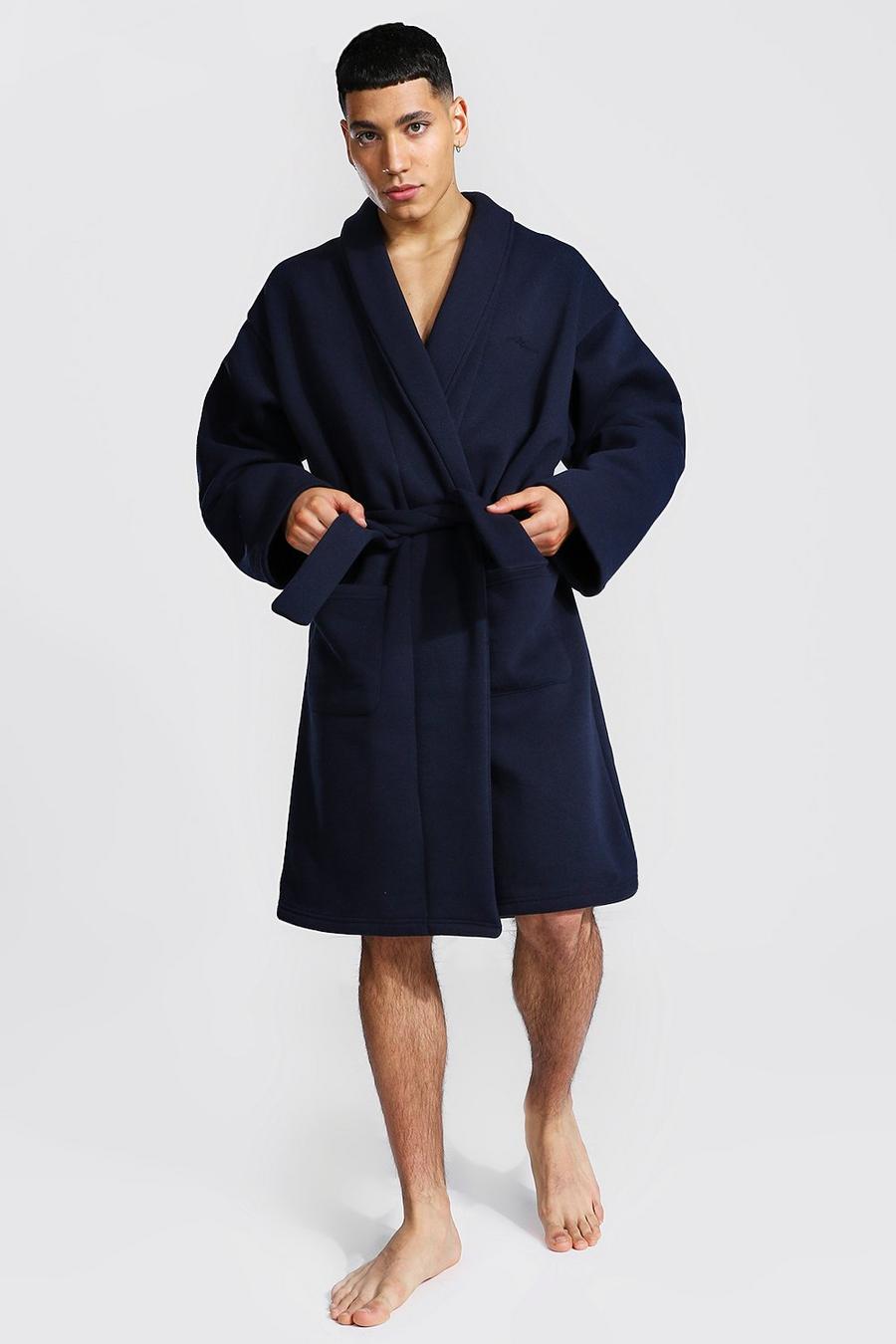 Man Signature Heavy Jersey Dressing Gown image number 1