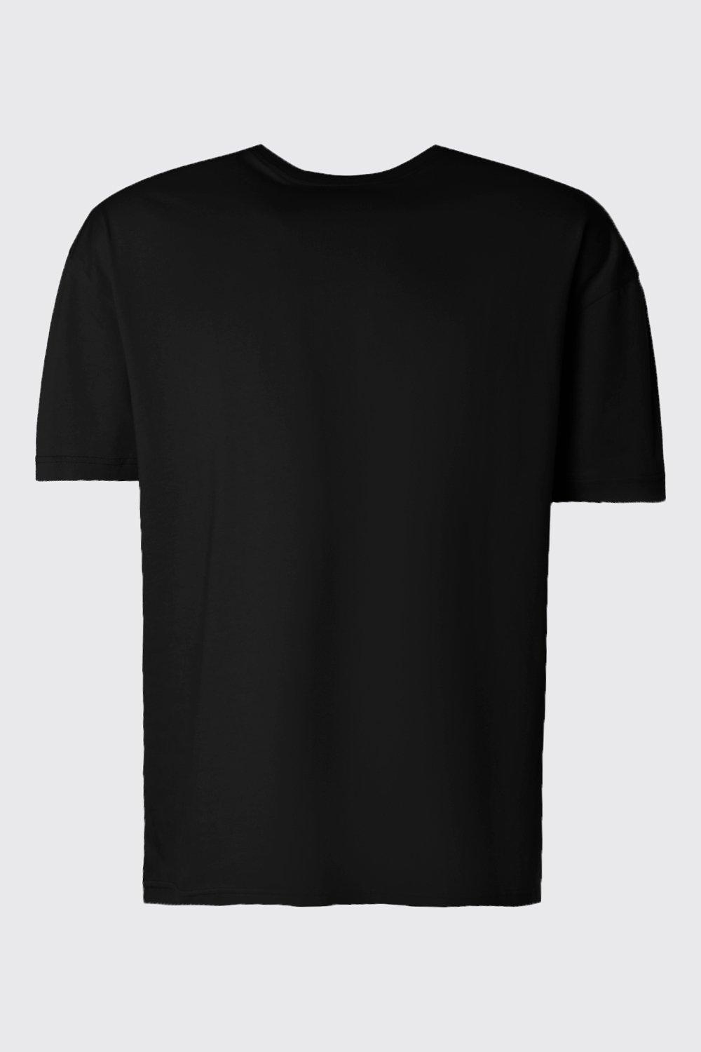 crew neck t shirt black