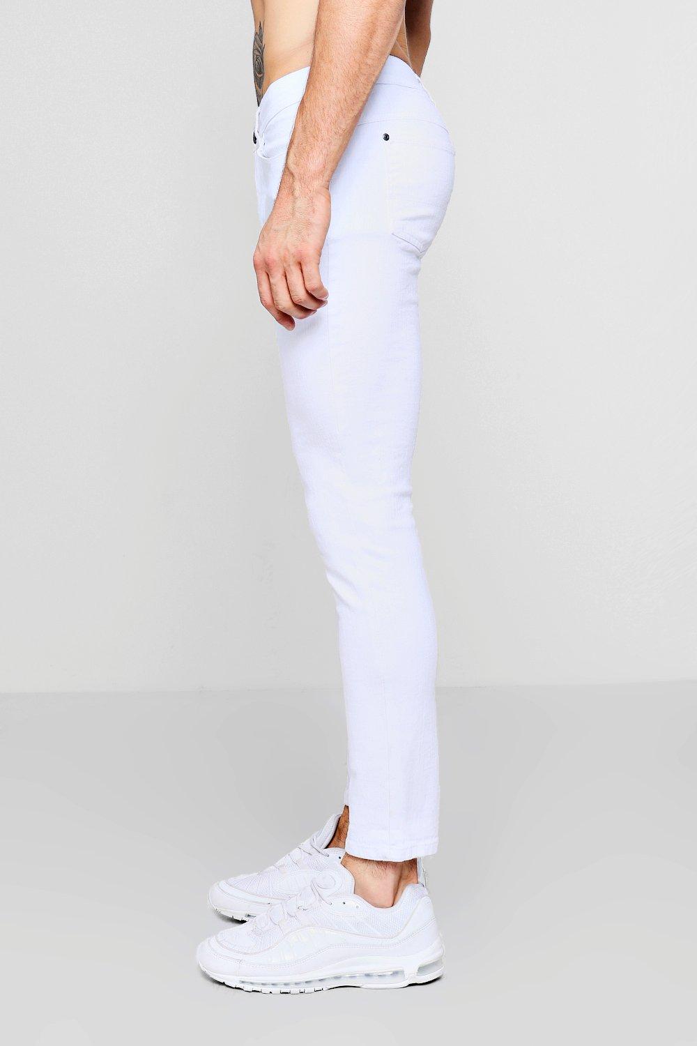 Skinny Jeans - White - Men