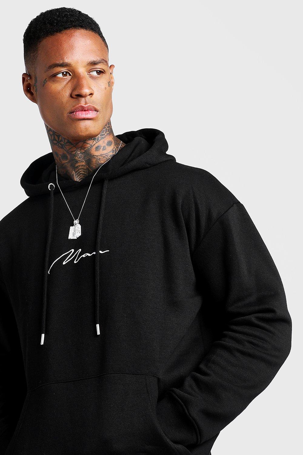 man signature hoodie