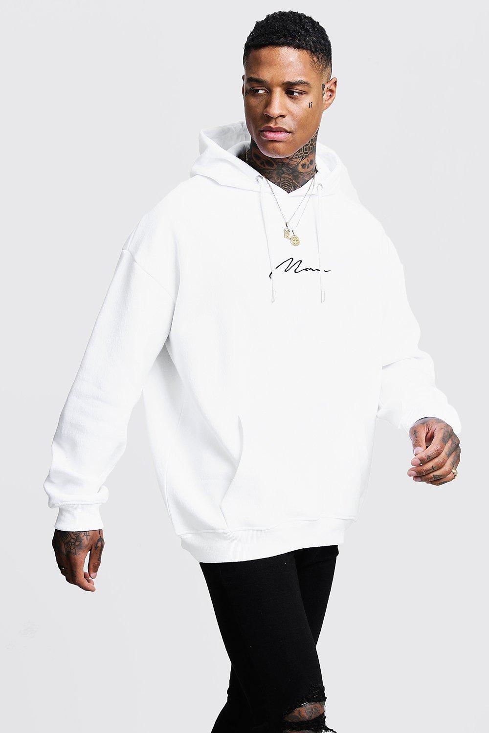 man signature hoodie