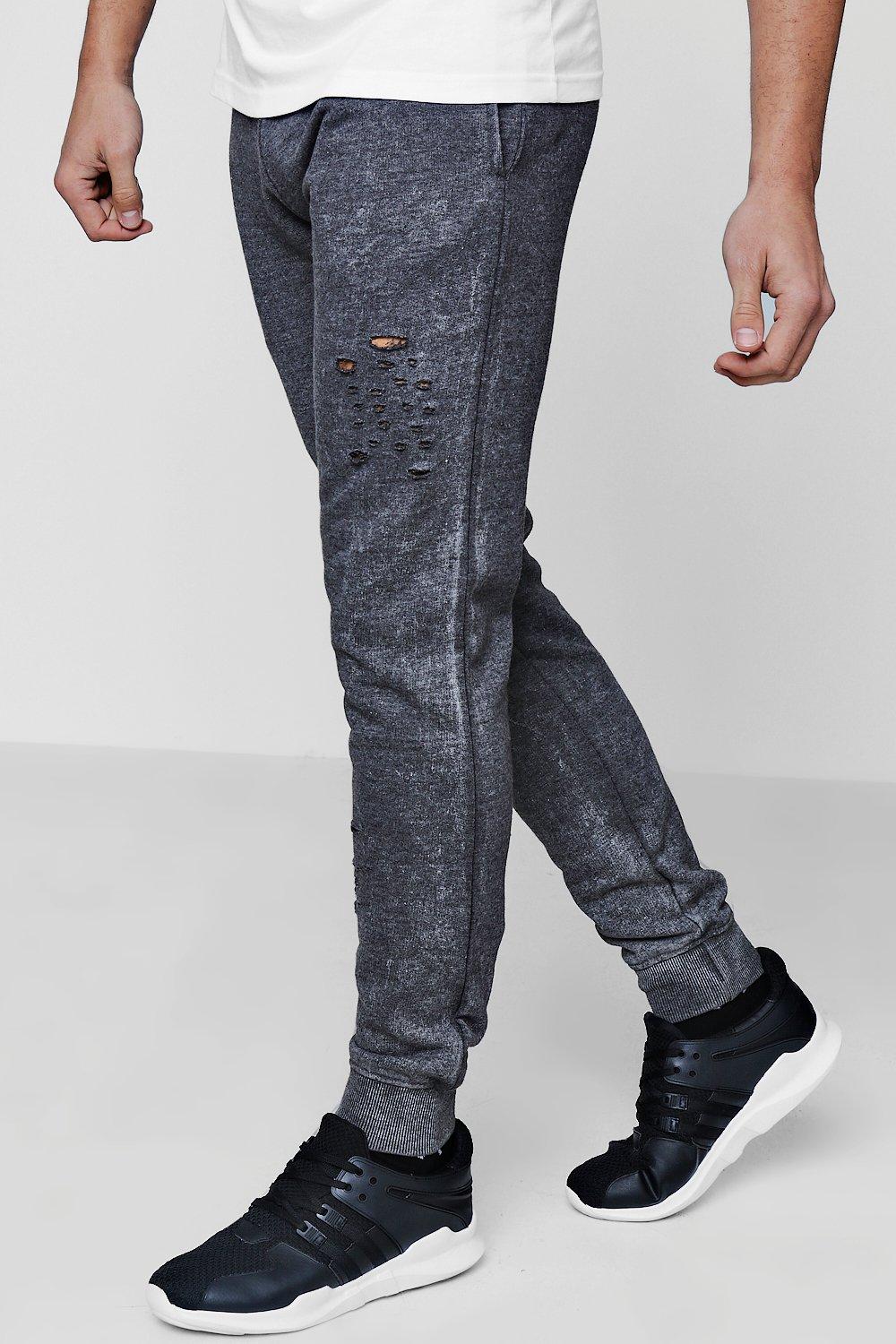 distressed joggers