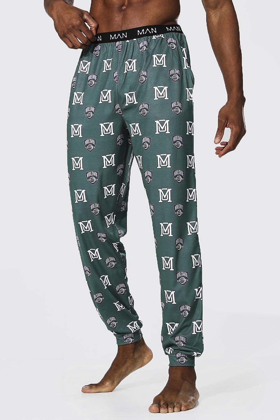 Pantalon style université américaine - MAN, Green image number 1