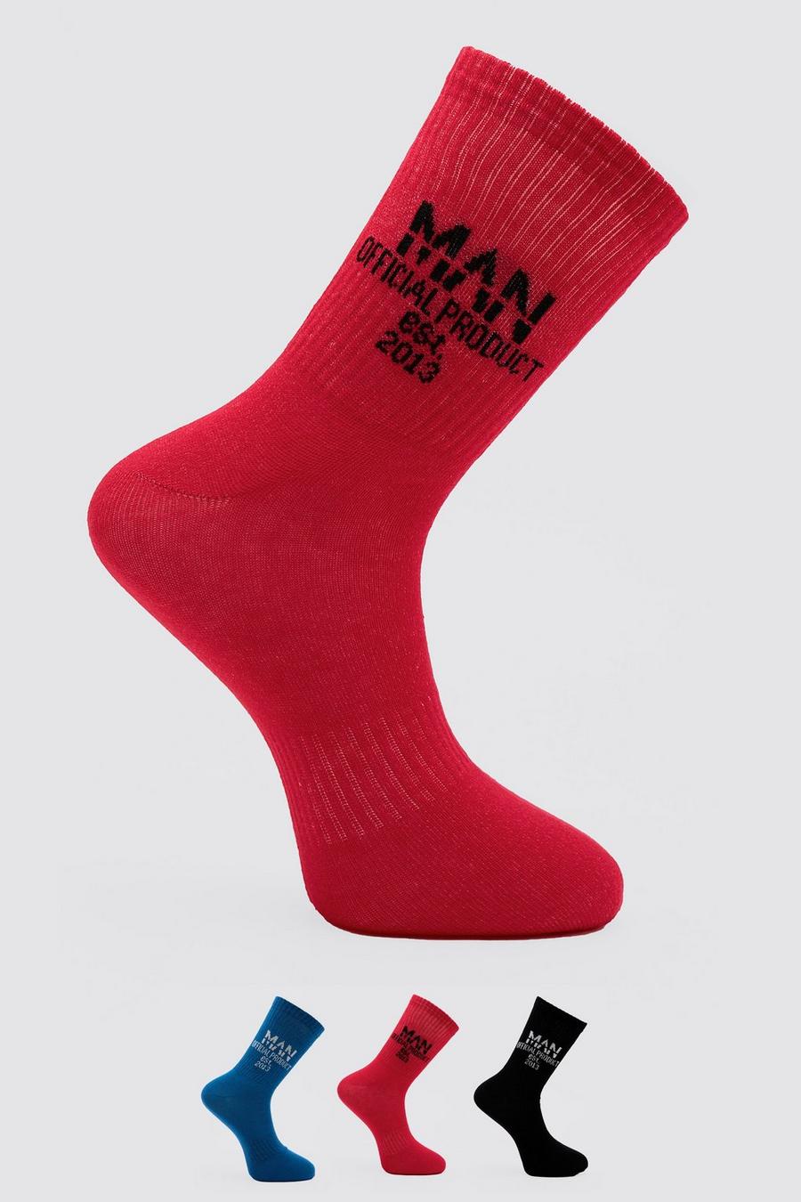 Man Official Jaquard Socken, Multi image number 1
