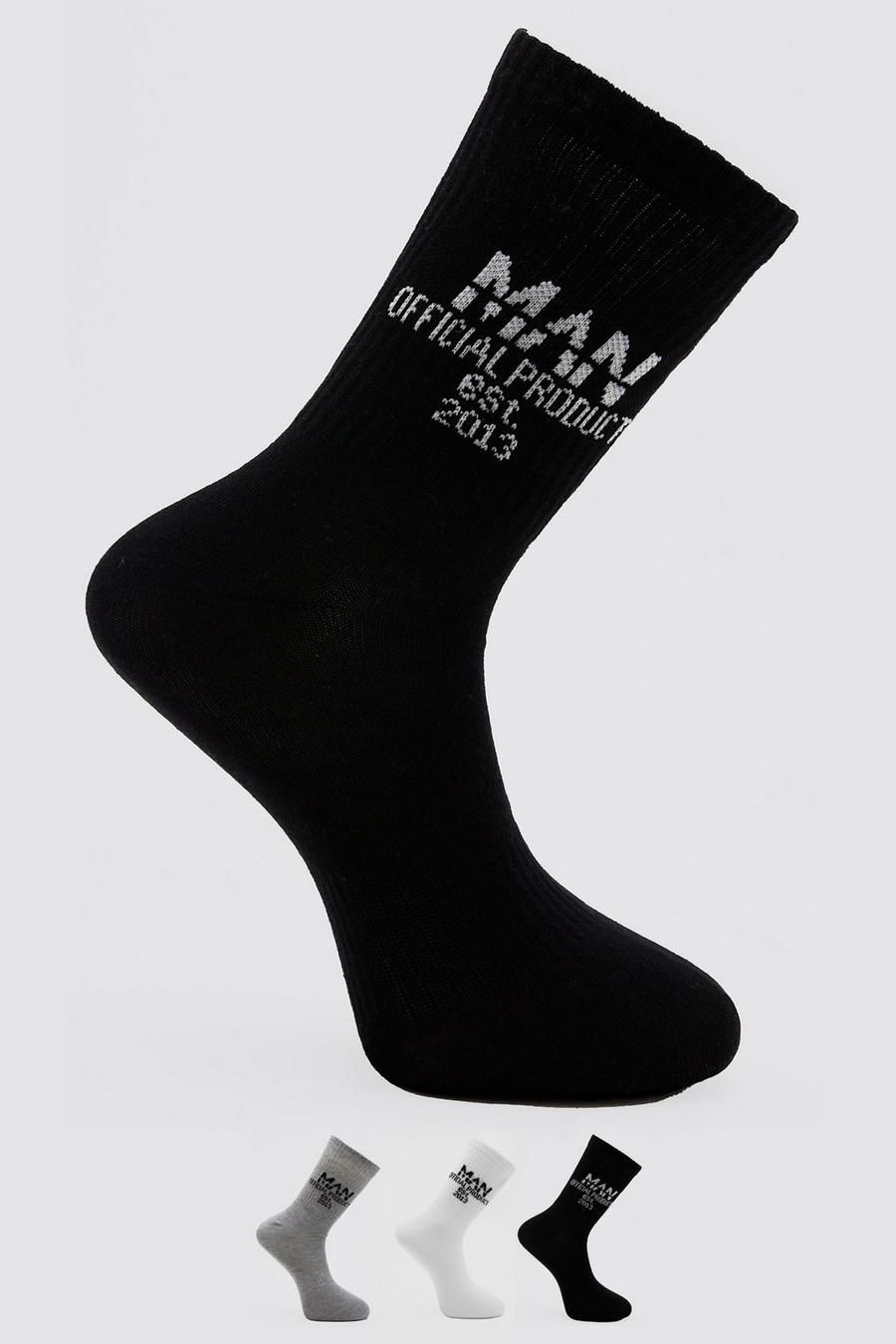 Chaussettes jacquard - MAN Official, Multi image number 1