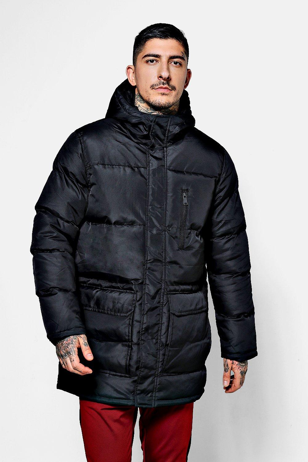 doudoune longue homme boohoo
