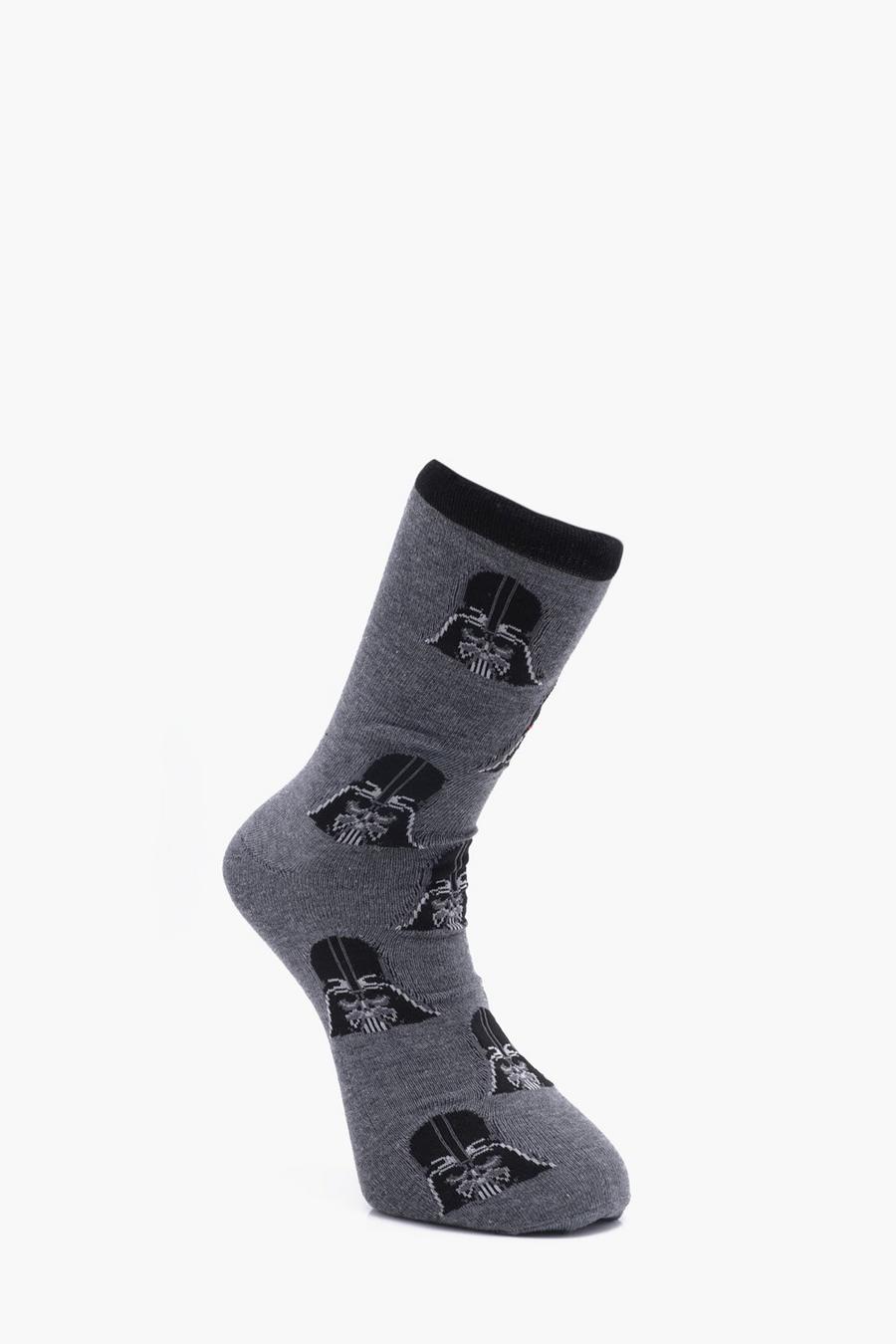 Star Wars Darth Vader Socks, Grey image number 1