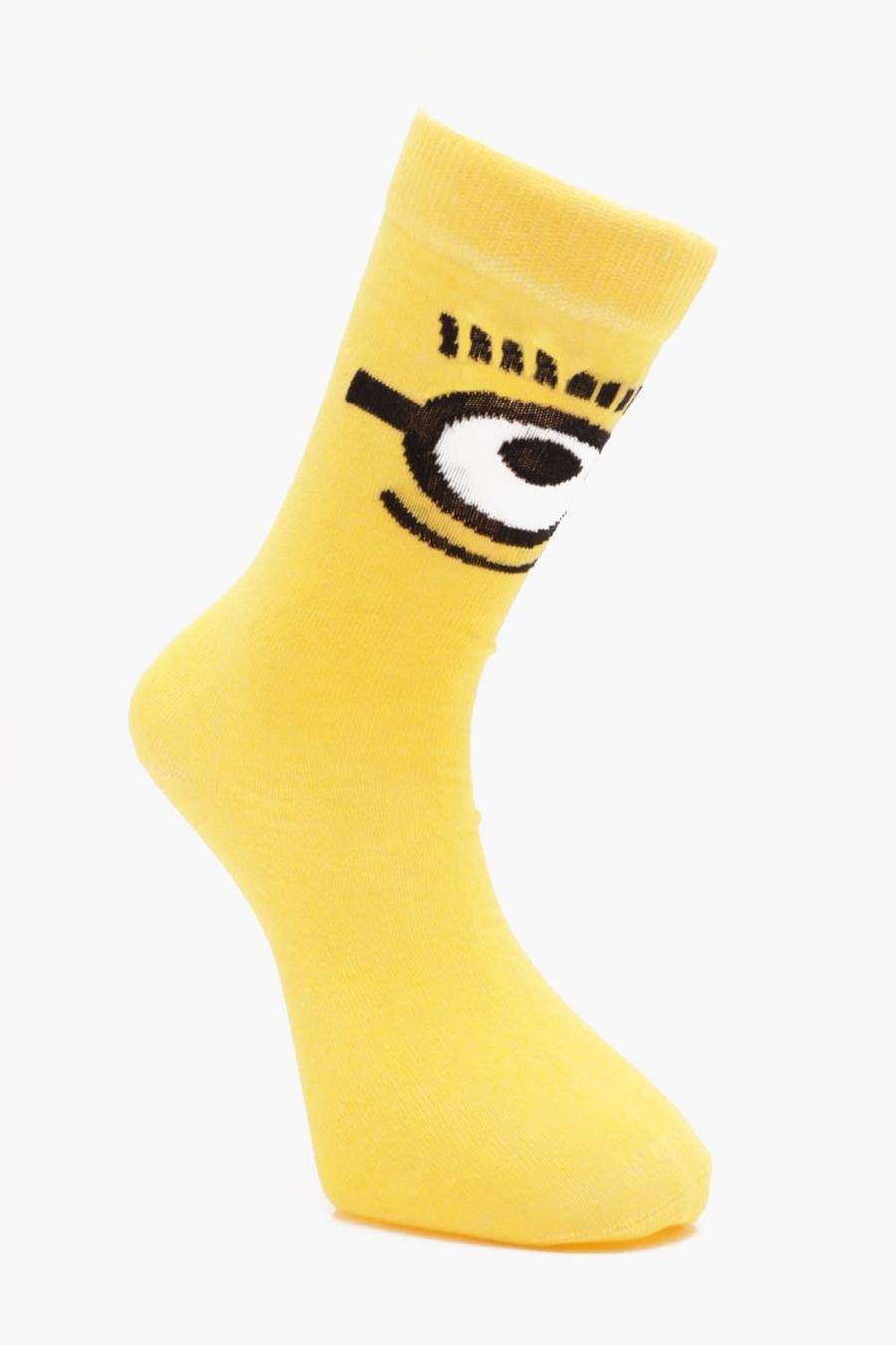 Yellow Minion Socks image number 1
