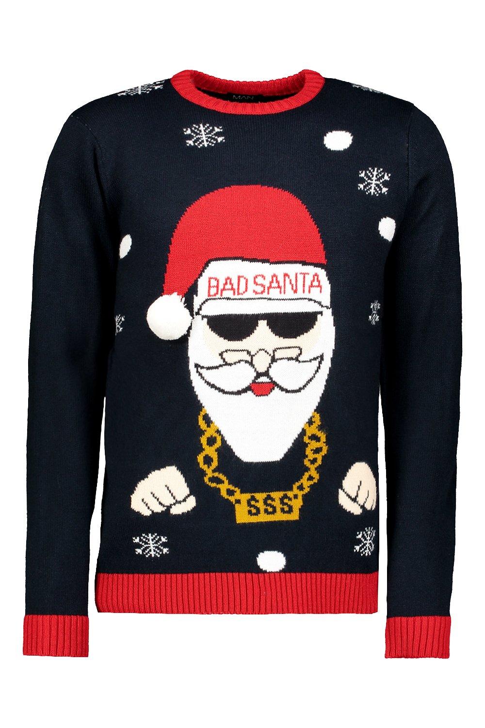 Bad santa hot sale christmas jumper