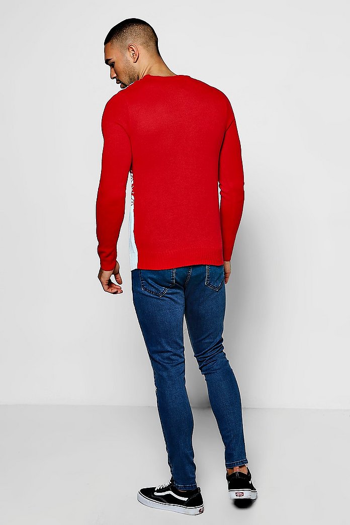 Pull de Noël pingouin yeux en 3D | boohoo Pull de Noël pingouin yeux en 3D | boohoo