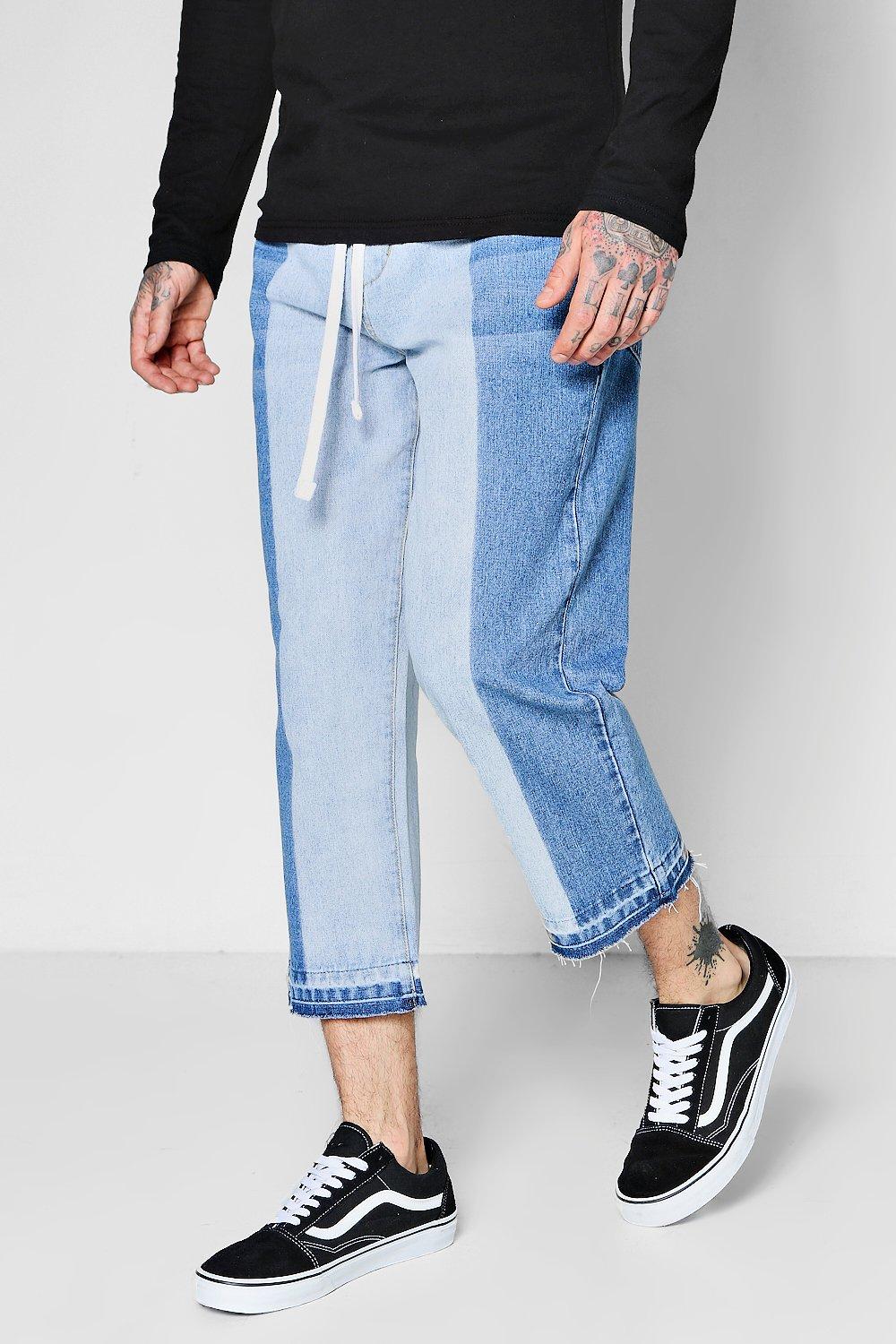 loose cropped jeans mens