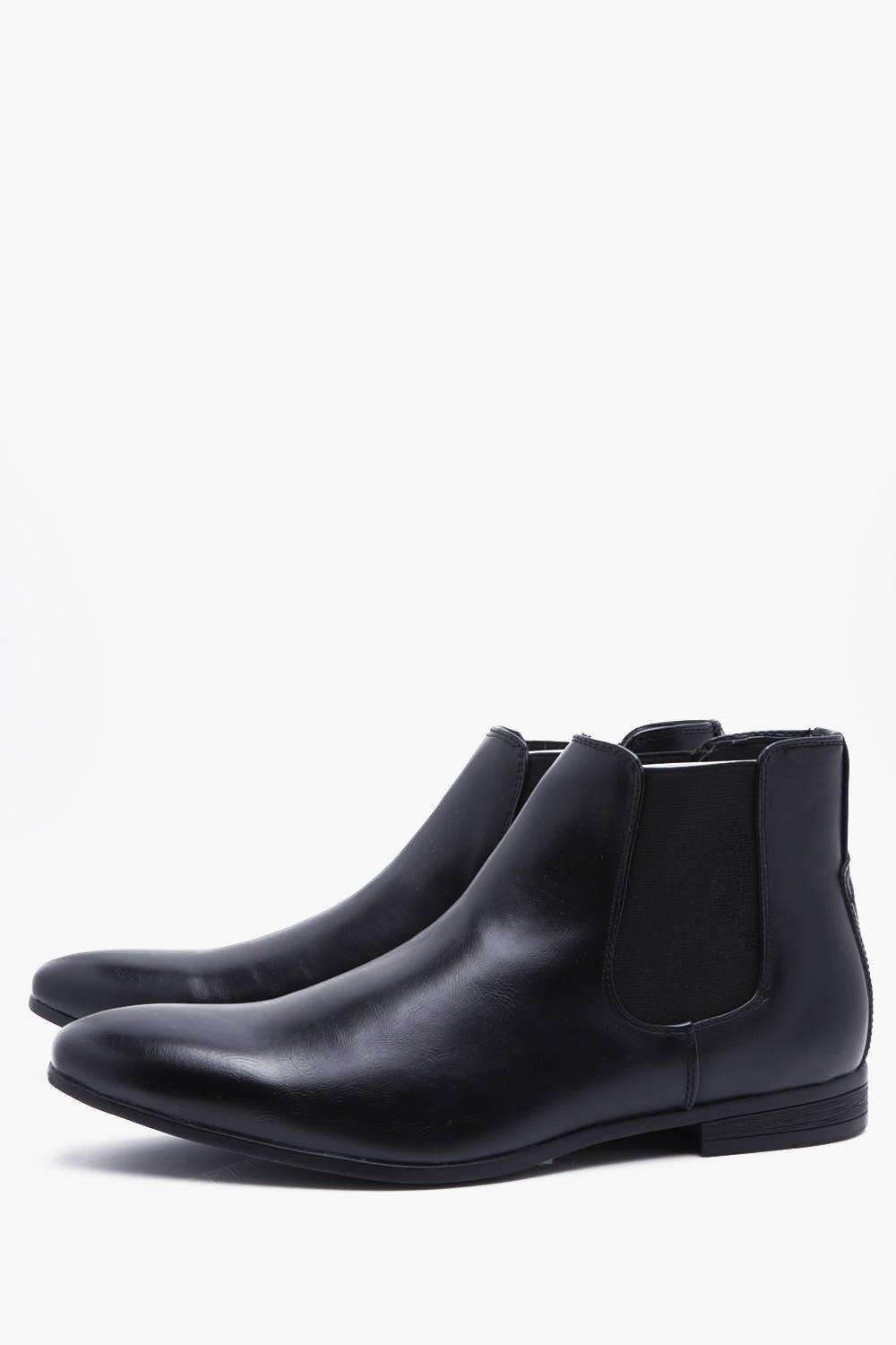 Boohoo mens chelsea outlet boots