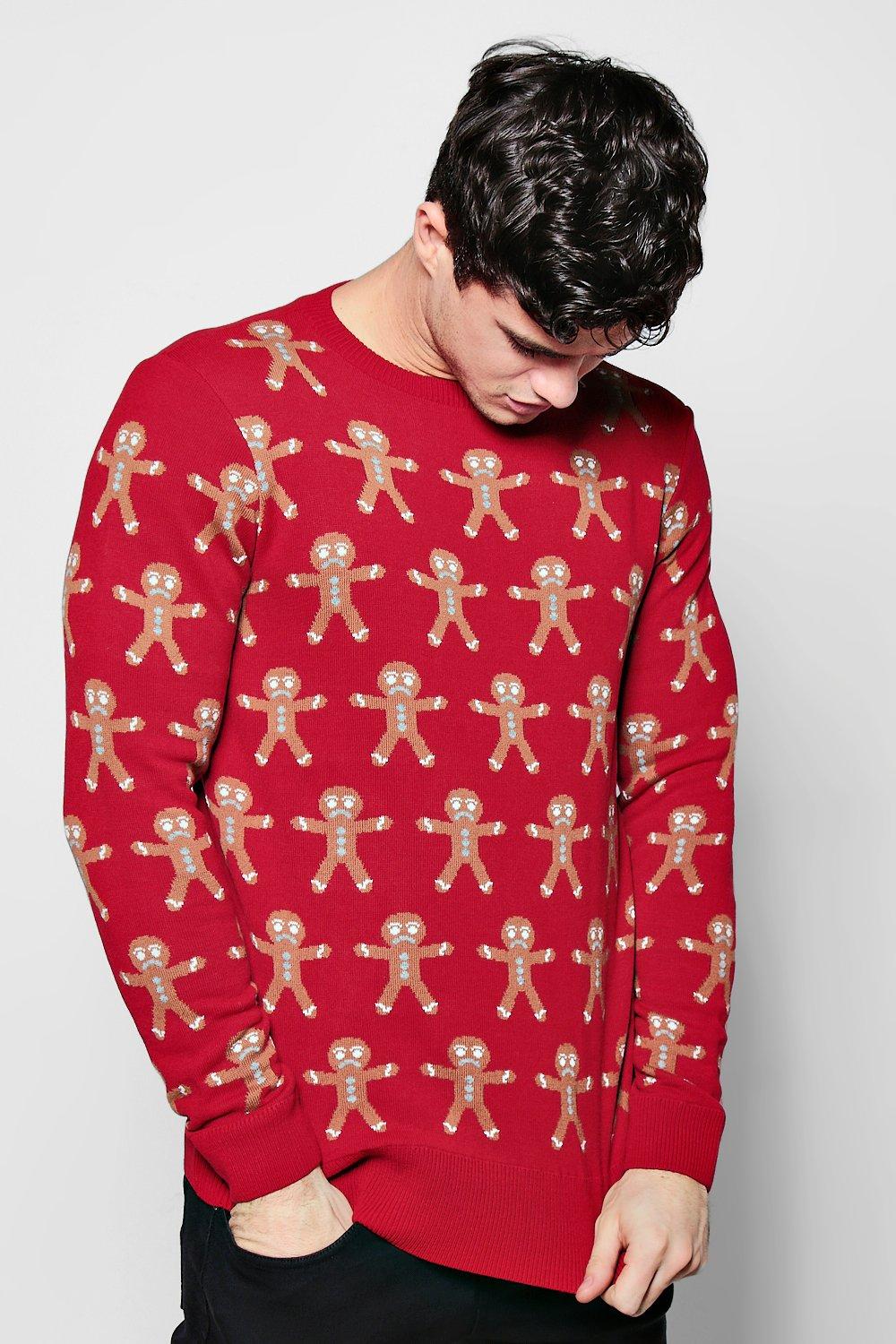 gingerbread man xmas jumper