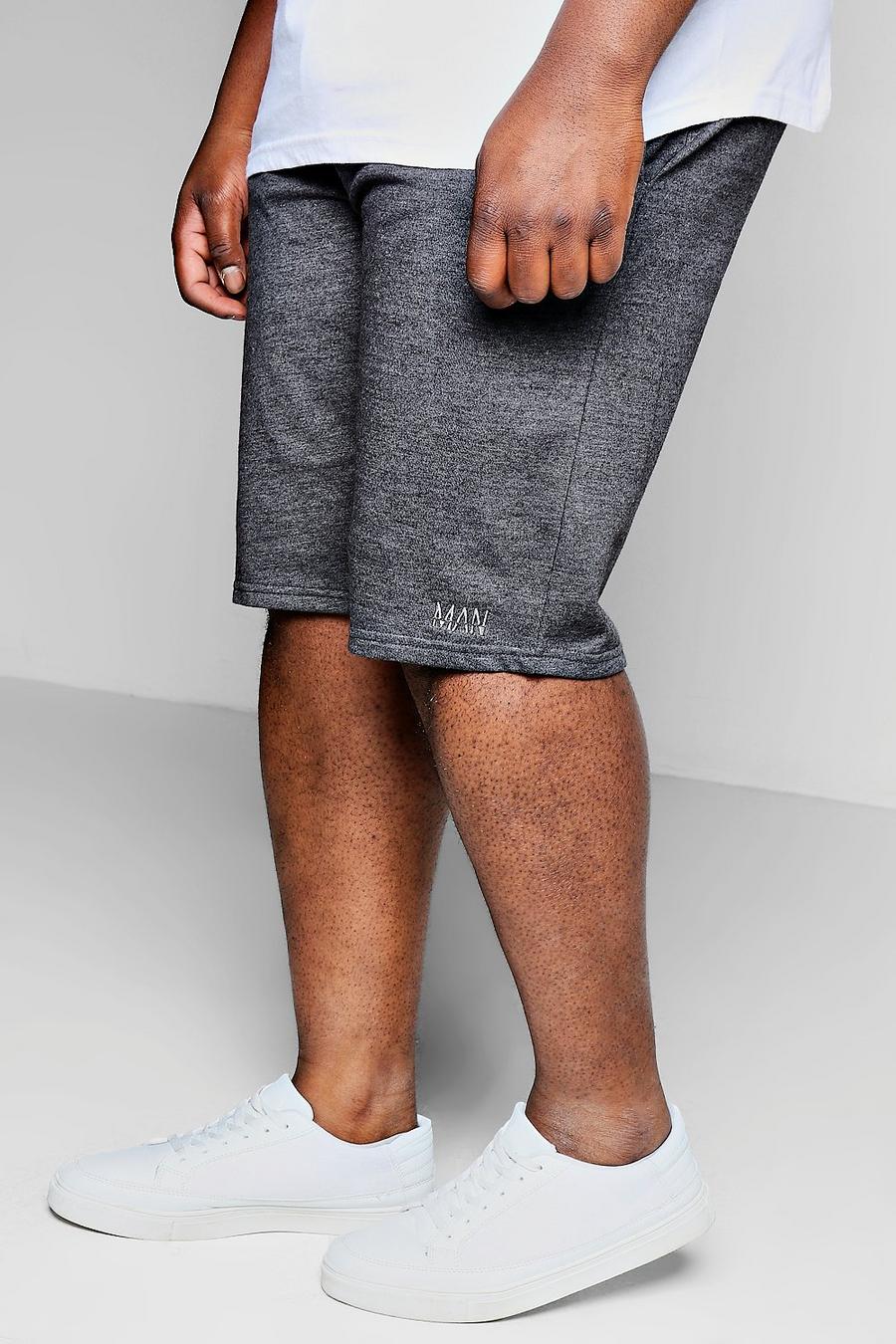 Pantalones cortos de baloncesto de punto MAN Big And Tall, Gris marengo image number 1