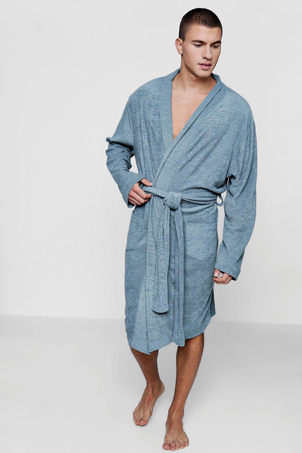 boohoo mens dressing gown