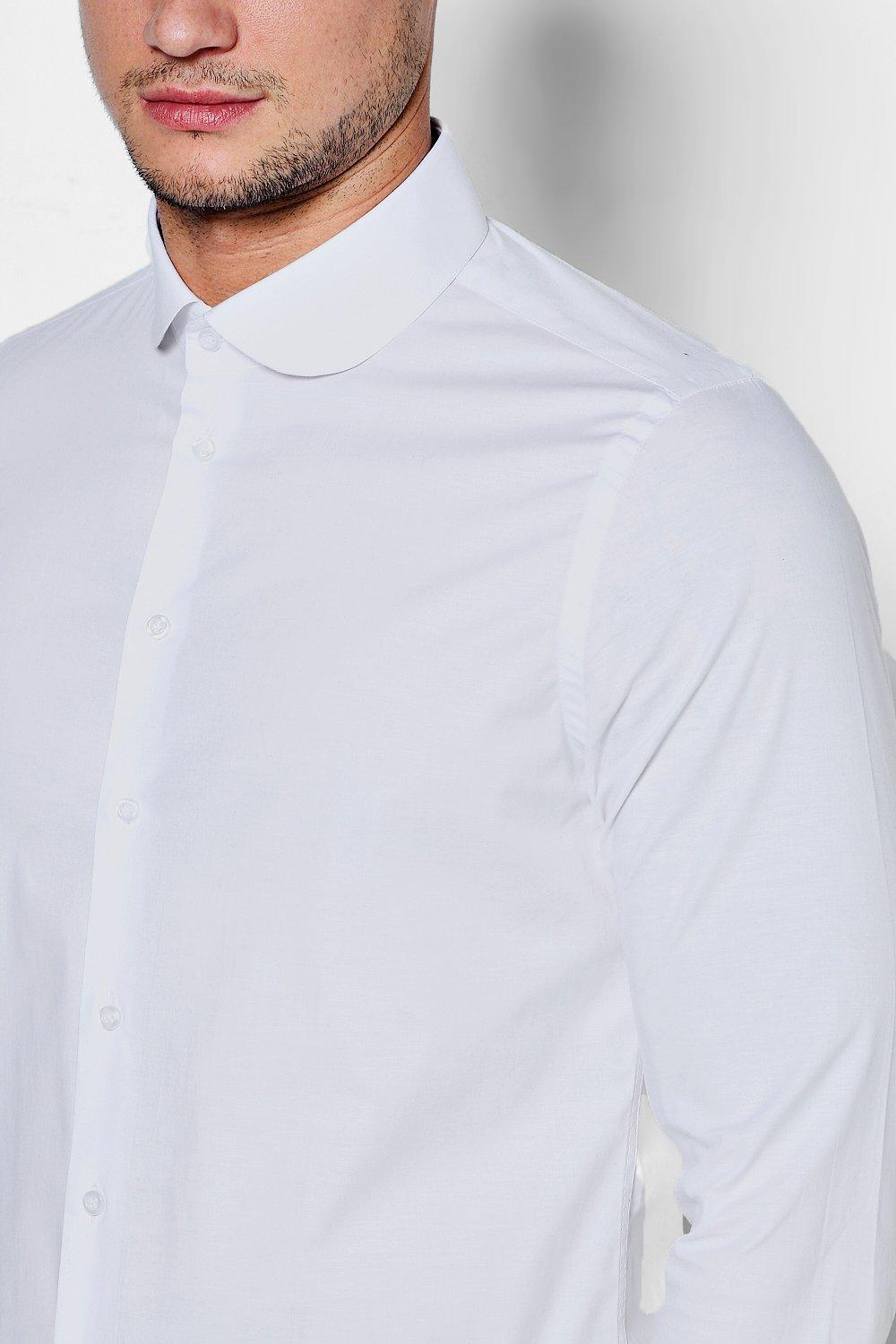 Slim Fit Stretch Penny Collar Shirt