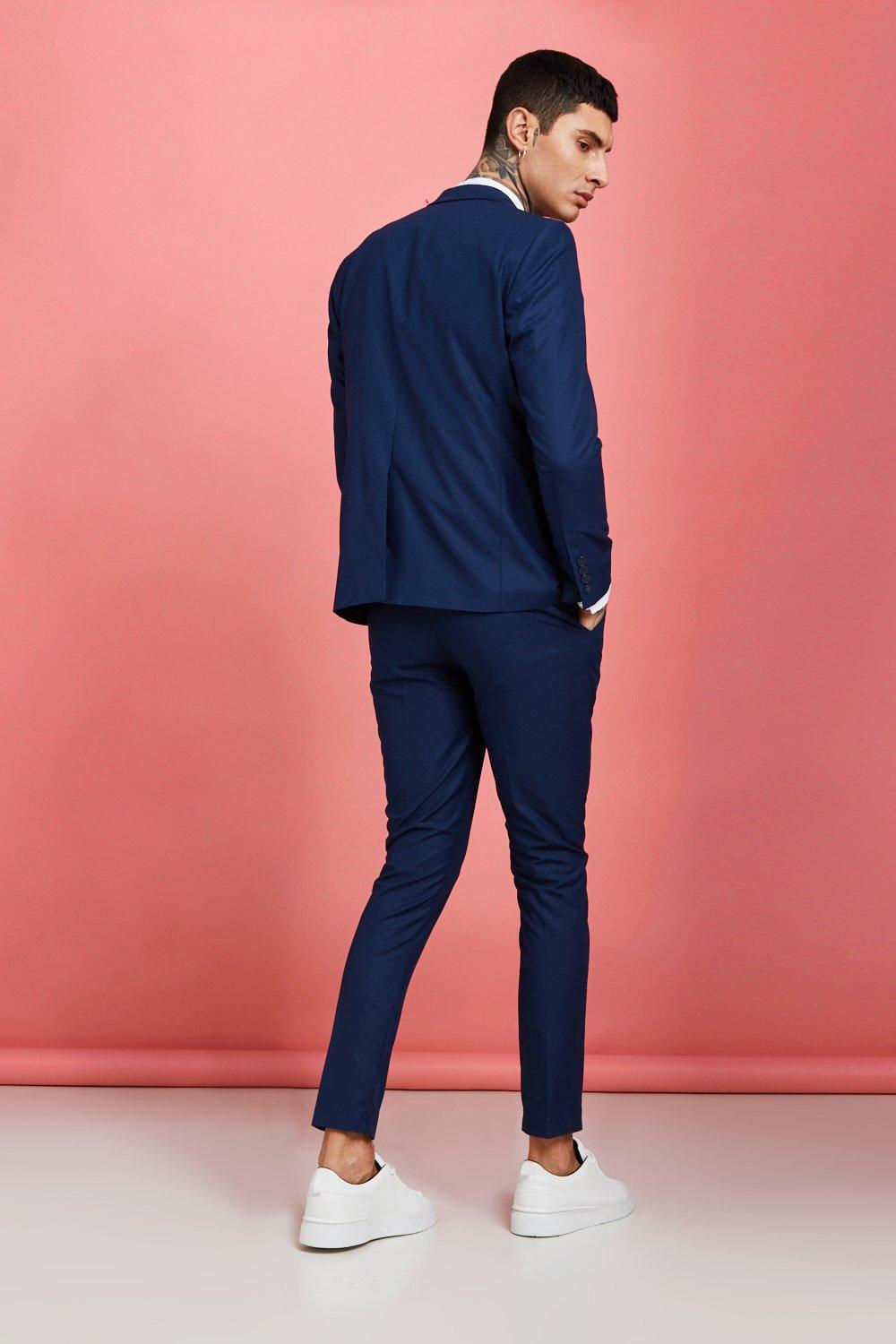 Skinny Fit Suit Pants