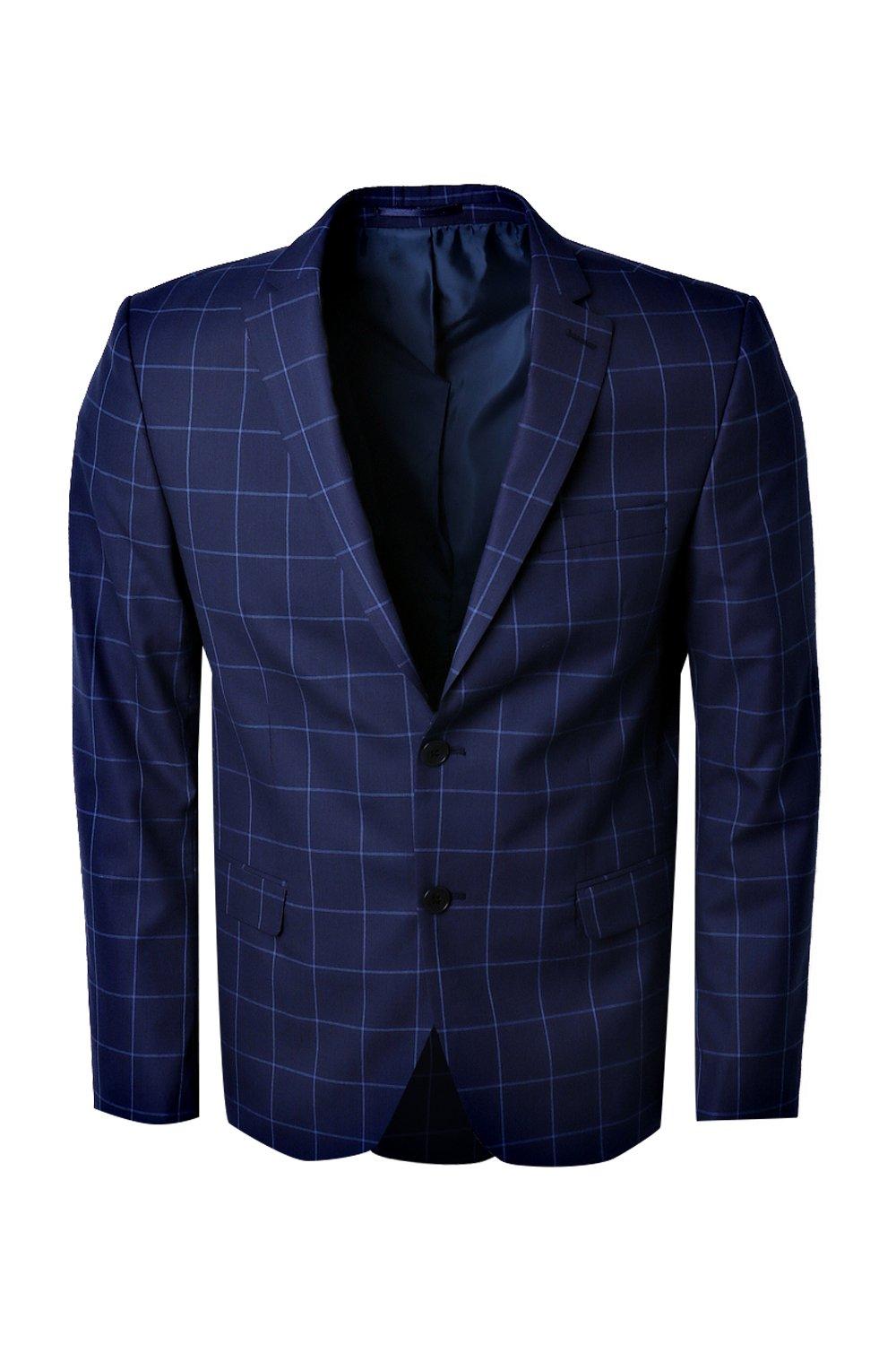 Mens deals windowpane blazer